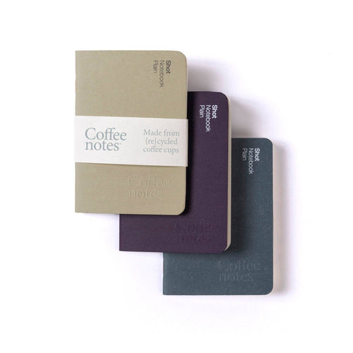 Coffeenotes A7 Notebooks - Shot Tailors set of 3