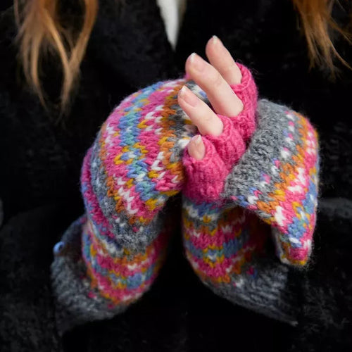 Pachamama Knitted Glove Mittens - Iona