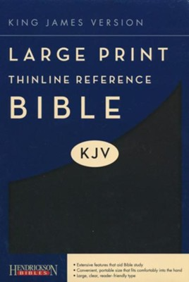 KJV - Large Print Thinline Reference -