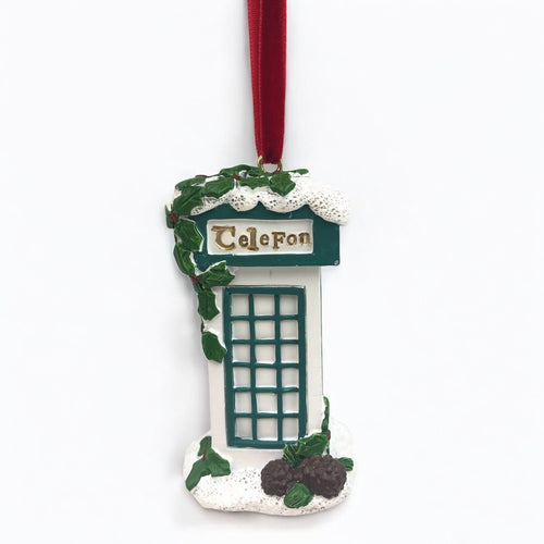 Irish Christmas Phone Box Bauble