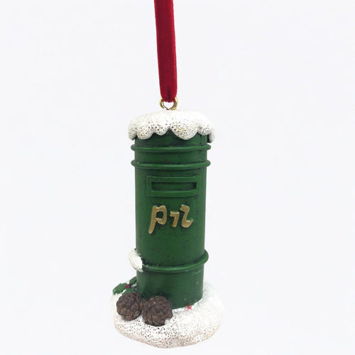 Irish Christmas Post Box Bauble