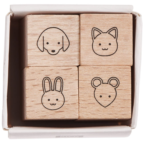 Paper Poetry Stamp - Mini Stamp Animals Set
