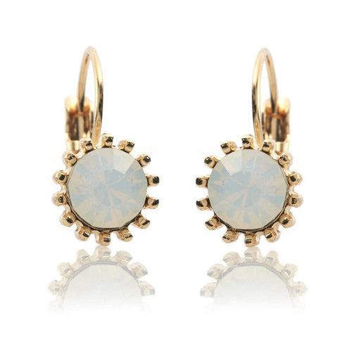 Lovett Earrings - French Clip Swarovski
