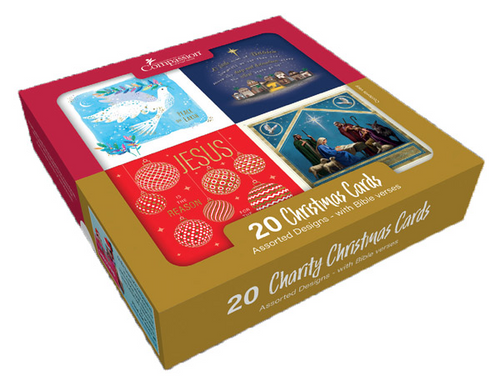 Christian Christmas Card Box - Compassion 20 pack