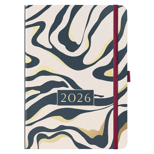 Busy B 2026 Diary - To Do A5 - Marble Fabric
