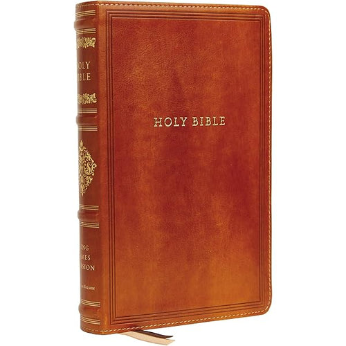 KJV - Wide-Margin Reference Bible - Sovereign Collection - Brown
