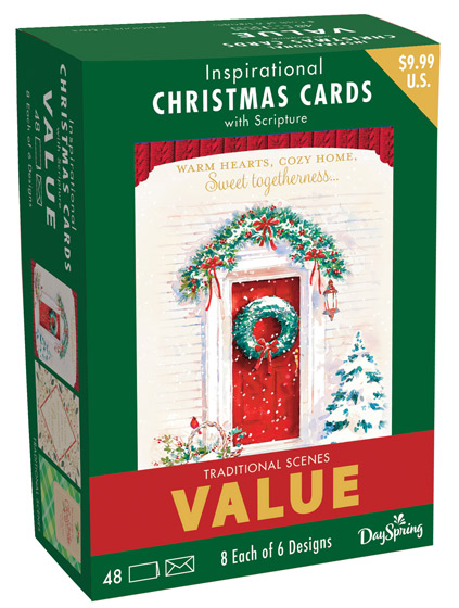 Christian Christmas Card Box - Value Box: Traditional Scenes