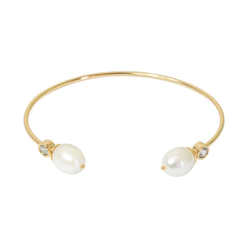 Lovett Bracelet - Pearl Torque Bangle