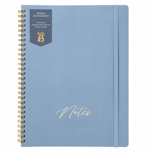 Busy B - Notebook Spiral Blue