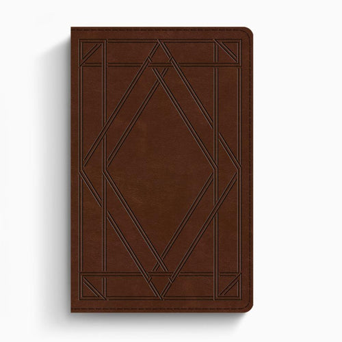 ESV - Ultrathin Bible - TruTone, Chestnut, Wood Panel