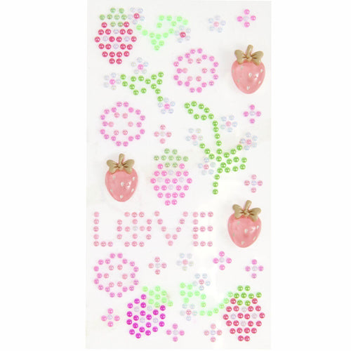 Paper Poetry Stickers - 3D Beads Love