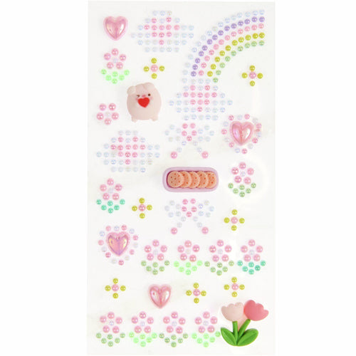 Paper Poetry Stickers - 3D Pink Pearls