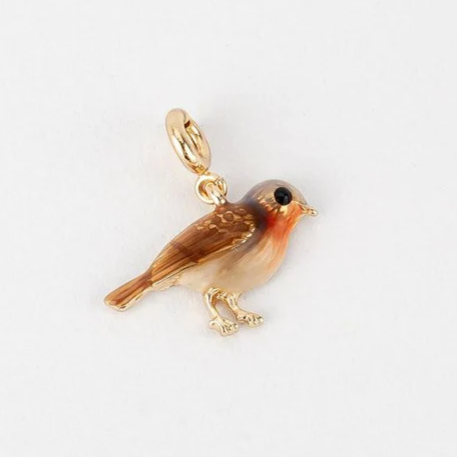 Fable Jewellery - Enamel Charm: Robin