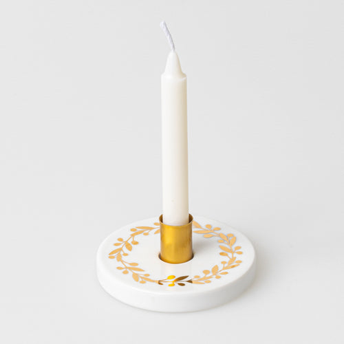 Rader Christmas Candle Holder - Winter Wreath