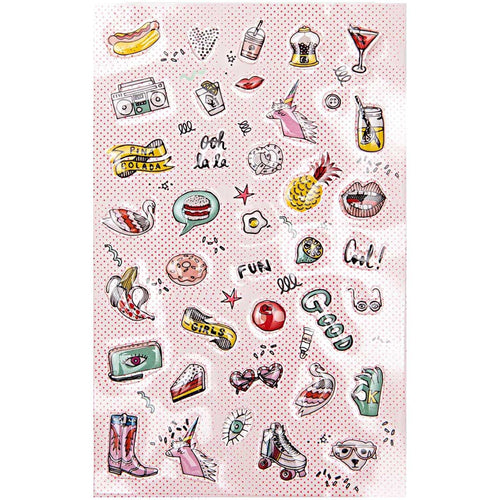 Paper Poetry Stickers - Cool Icons