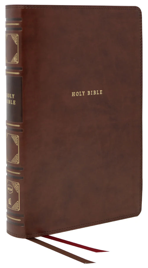 NKJV - Classic Verse-by-Verse Center-Column Reference Bible in Brown