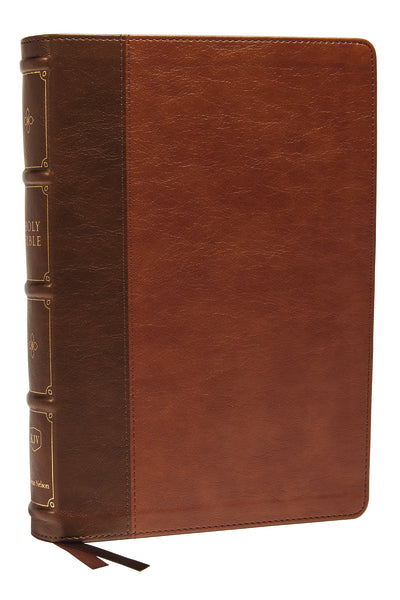 KJV - Large Print Reference Bible - Maclaren Series - Brown Leathersoft