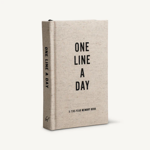 Book - One Line A Day: Canvas Five Year Memory Journal