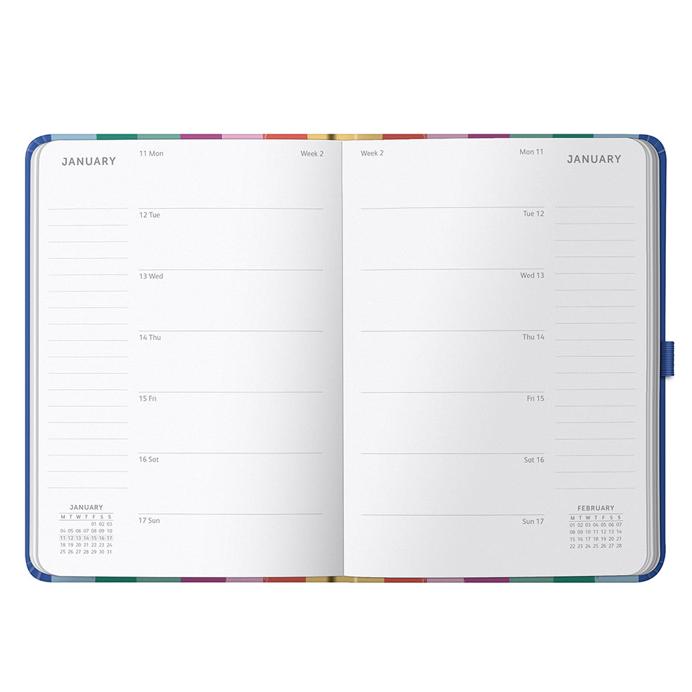 Busy B 2026-2027 Diary - Busy Life Stripe