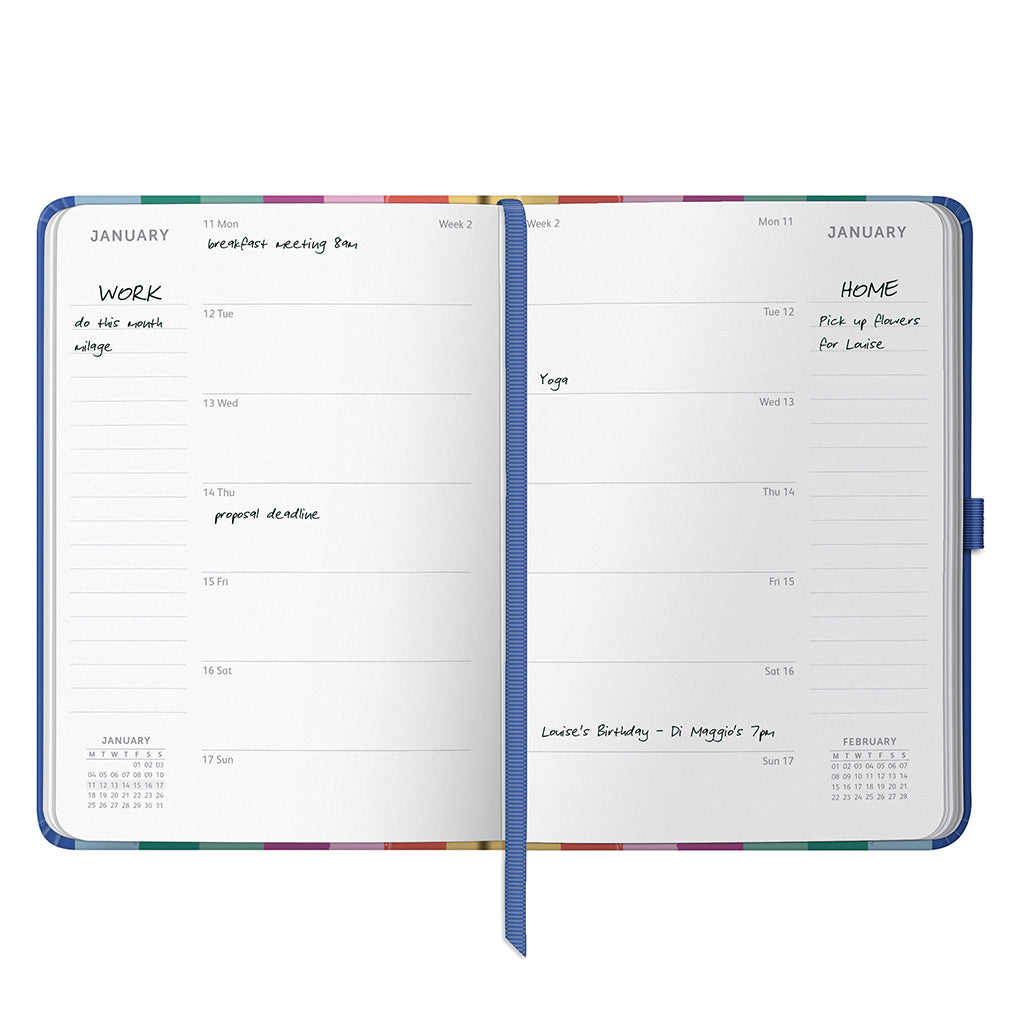 Busy B 2026-2027 Diary - Busy Life Stripe