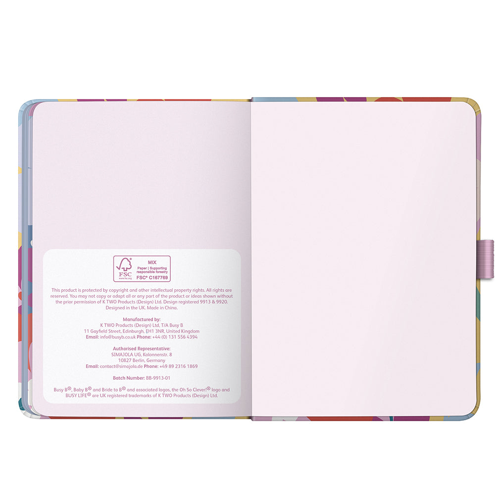 Busy B 2026-2027 Diary - A6 To Do Floral Diary
