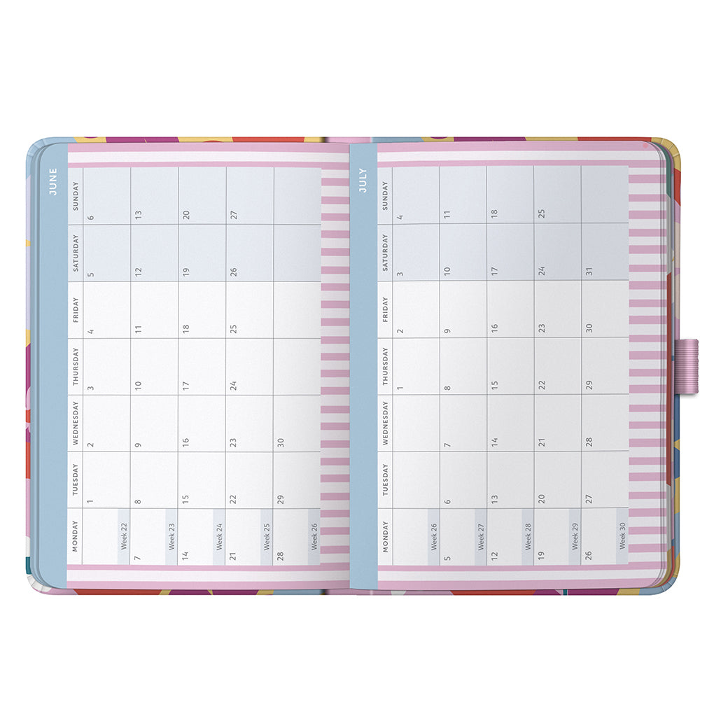 Busy B 2026-2027 Diary - A6 To Do Floral Diary