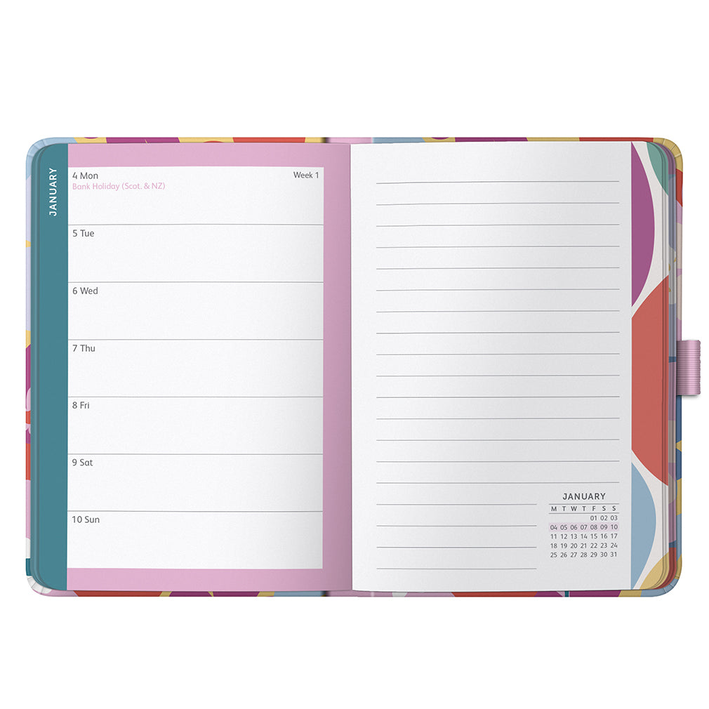 Busy B 2026-2027 Diary - A6 To Do Floral Diary