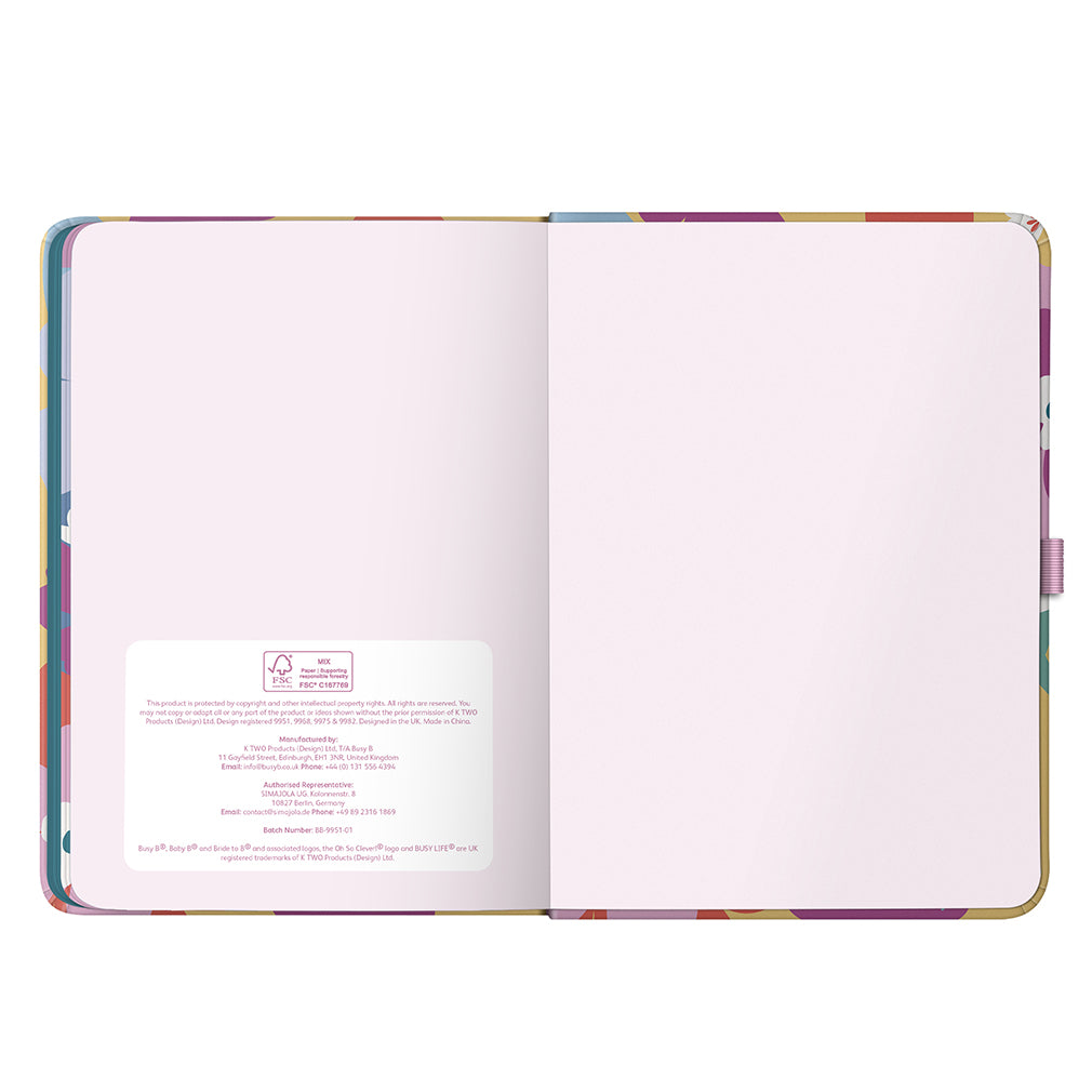 Busy B 2026-2027 Diary - A5 To Do Floral Diary