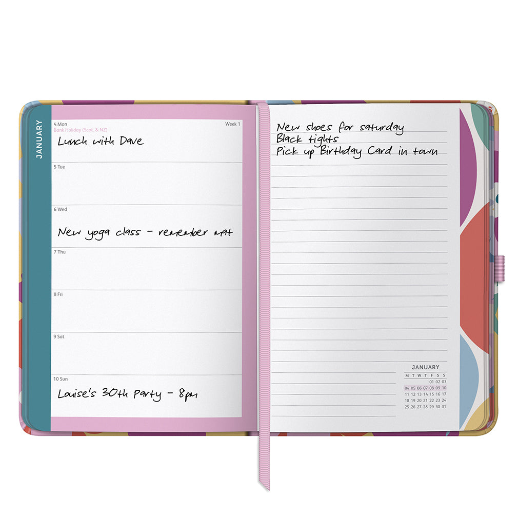 Busy B 2026-2027 Diary - A5 To Do Floral Diary