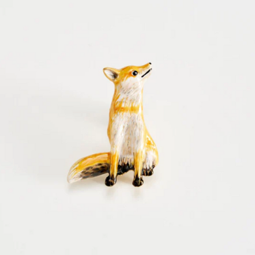 Fable Jewellery - Enamel Fox Brooch
