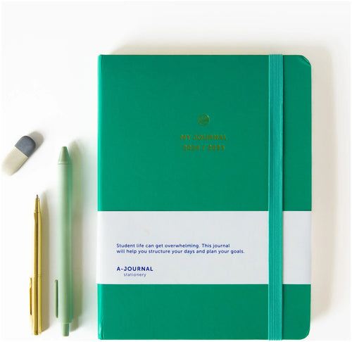 A-Journal Diary 2024/2025 Academic - Emerald Green