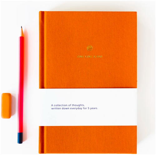 A-Journal One Line a Day Journal – Orange