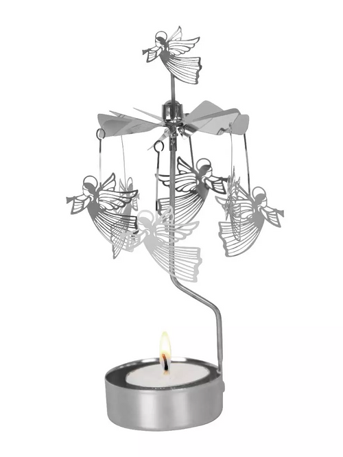 Pluto Design Tealight Spinner - Flying Angels