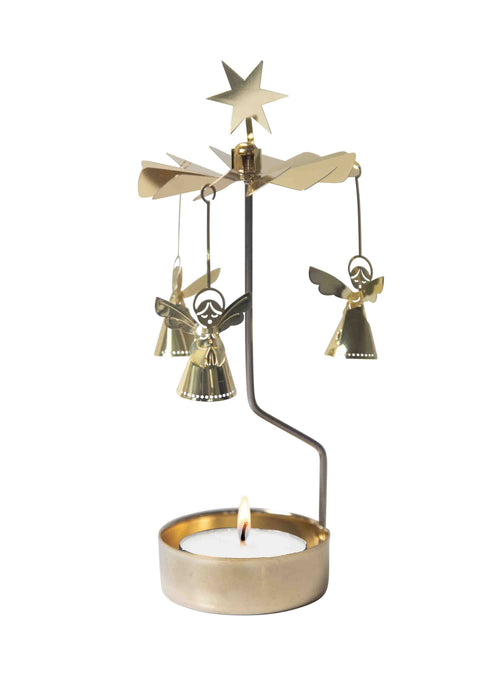 Pluto Design Tealight Spinner - Singing Angel