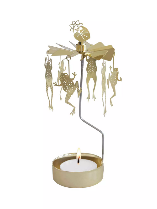 Pluto Design Tealight Spinner - Frogs