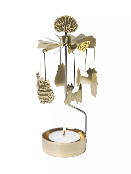 Pluto Design Tealight Spinner - Lisa Larson Cats