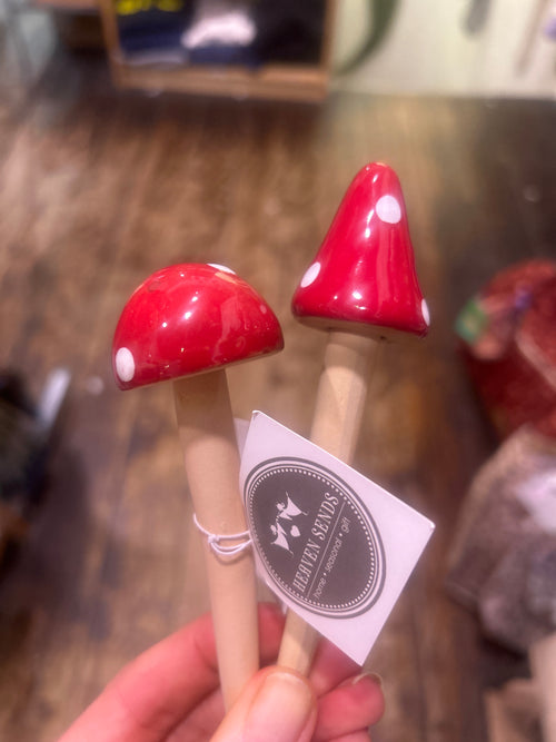 Heaven Sends - Porcelain Red Mushroom