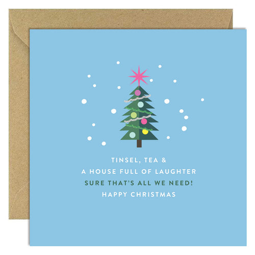 Bold Bunny Christmas - Tinsel & Tea Happy Christmas