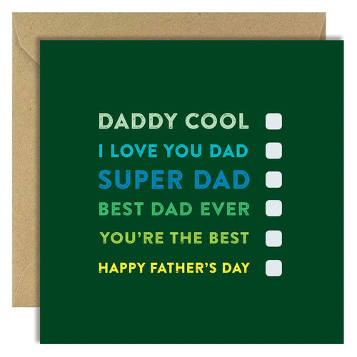 Bold Bunny - Daddy Cool - Happy Father's Day