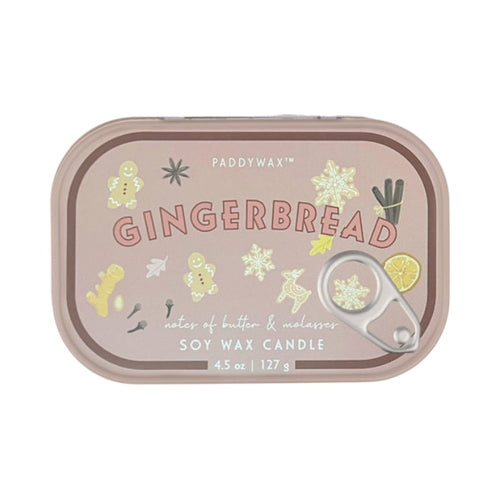 Paddywax Candle - Gingerbread Tin