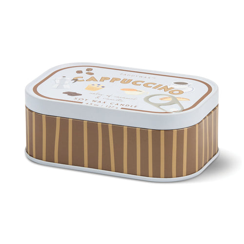 Paddywax Bistro Tin Candle - Cappuccino
