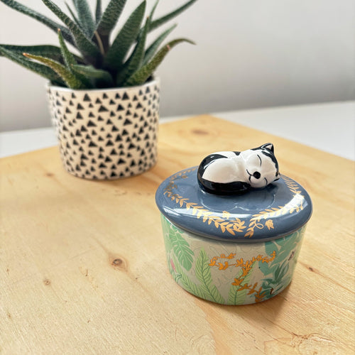 Disaster Designs Trinket Pot - Boulevard Cat