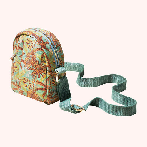 Powder Bag - Crossbody Patterned Palms