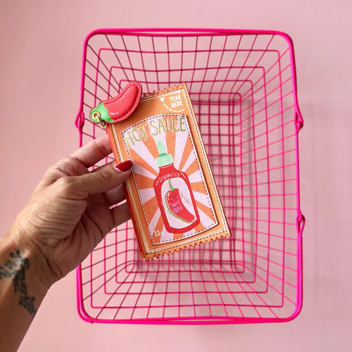 Disaster Designs Purse - Checkout Shit Hot Sauce