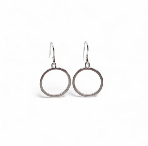 Lynsey de Burca Earrings - Ancaire Silver Drops