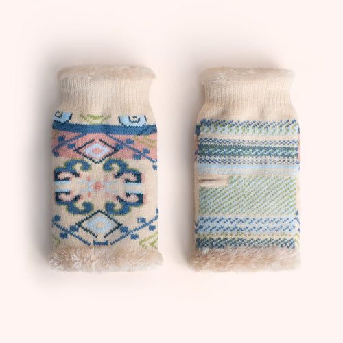 Powder Wrist Warmers - Scandi Cosy