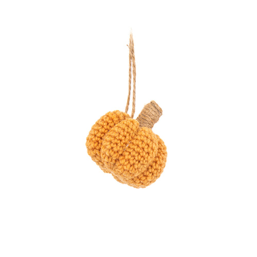 Sass & Belle Decoration - Crochet Pumpkin Hanging Decoration