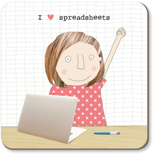 Rosie Made a Thing Coaster - I Love Spreadsheets