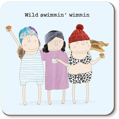 Rosie Made a Thing Coaster - Wild Swimmin' Wimmin