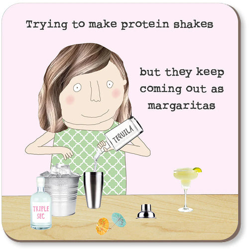 Rosie Made a Thing Coaster - Trying to Make Protein Shakes